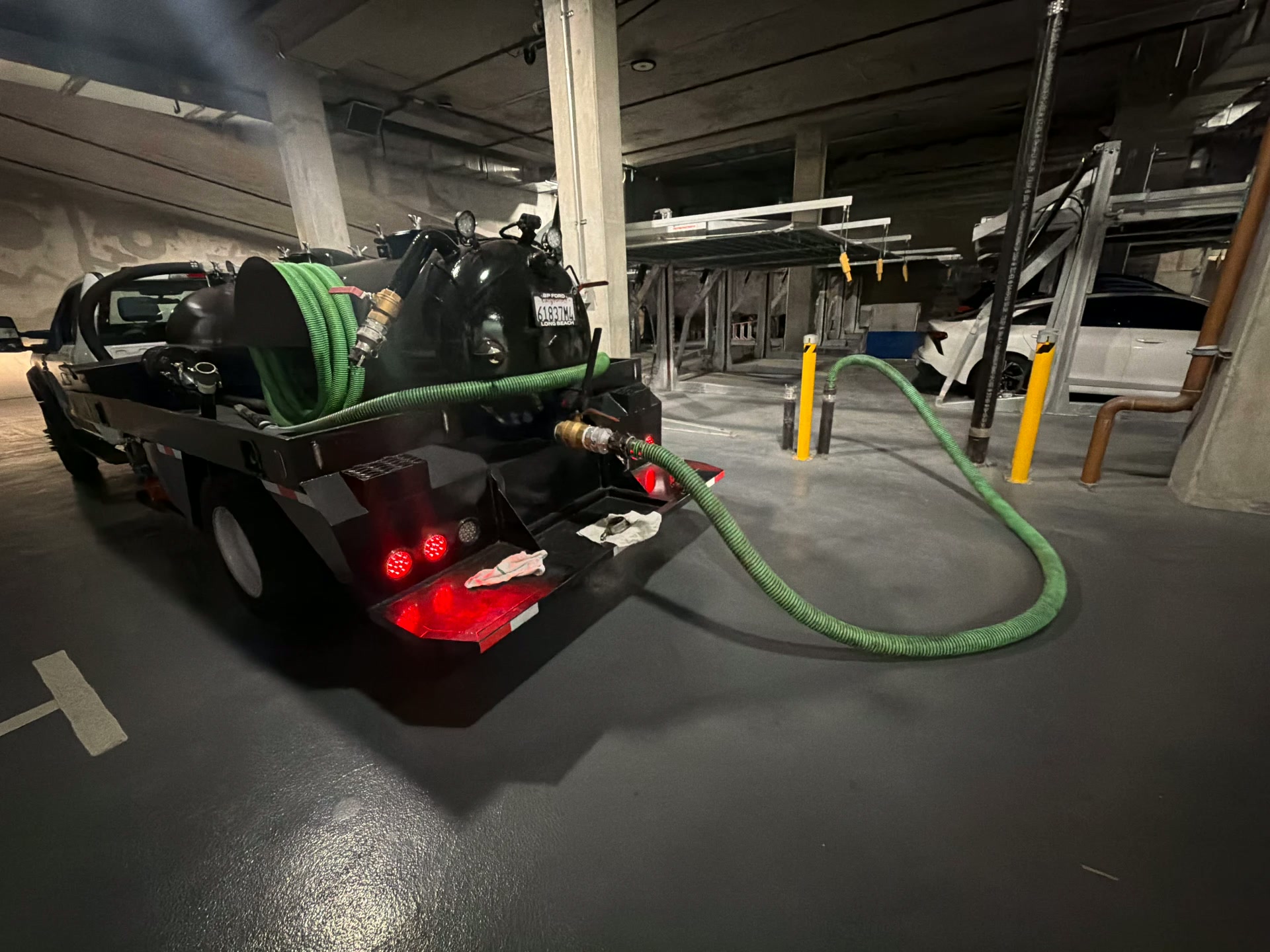 Riverside Grease Company truck ready for emergency grease service